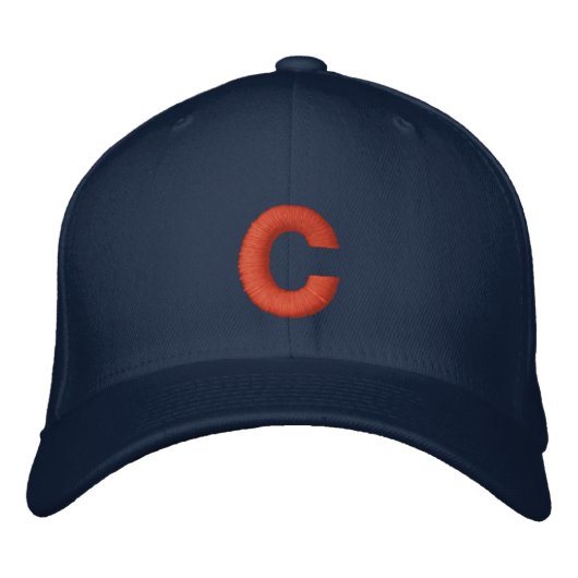 Brodée Casquette réglable en C monogramme (Devant)