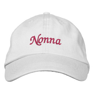 Brodée casquette réglable "Nonna"