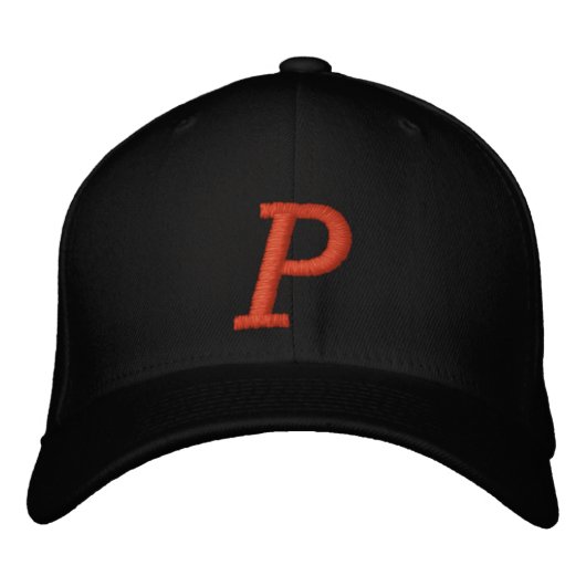 Brodée Casquette réglable P monogramme (Devant)