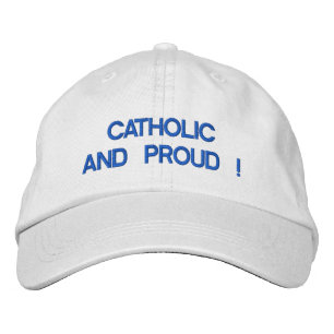 Brodée Casquette réglable personnalisé - CATHOLIQUE ET FI