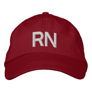 Brodée CASQUETTE RN - rouge