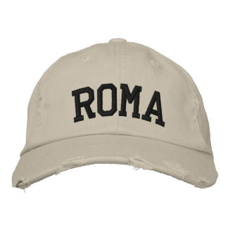 Brodée Casquette rom brodé