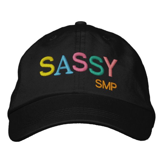 Brodée CASQUETTE SASSY par SRF (Devant)