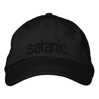 Brodée Casquette sataniste secret