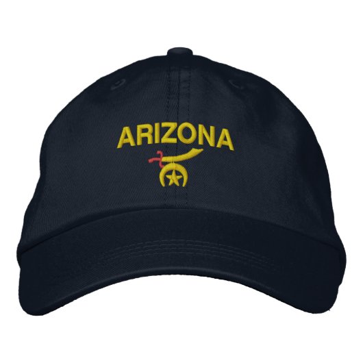 Brodée Casquette Shriner de l'État d'Arizona (Devant)