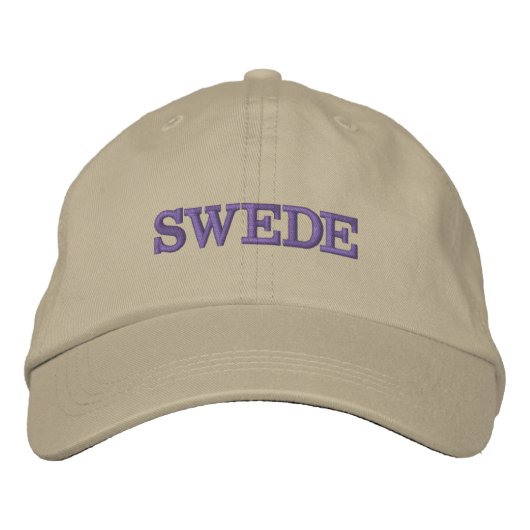 BRODÉE CASQUETTE SWEDE (Devant)