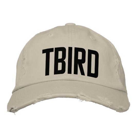 Brodée Casquette TBIRD (Devant)