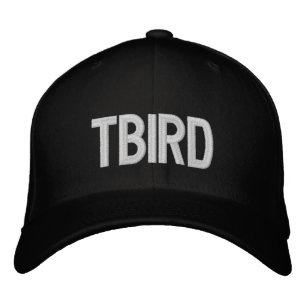 Brodée casquette tbird noir