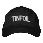 Brodée Casquette Tinfoil (Devant)