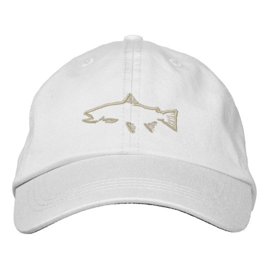 Brodée Casquette Tracker Trout - Olive (Devant)