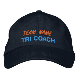 BRODÉE CASQUETTE TRI COACH BASEBALL
