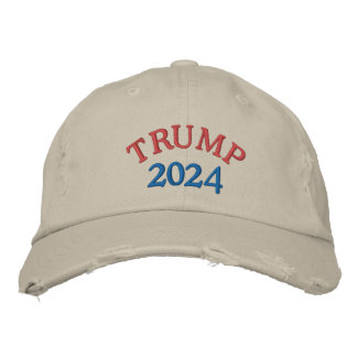 BRODÉE CASQUETTE TRUMP 2024