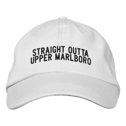 Brodée Casquette Upper Marlboro Maryland (Devant)