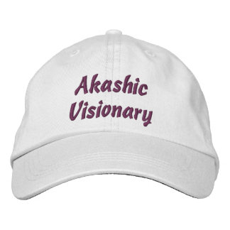 Brodée Casquette visionnaire Akashic