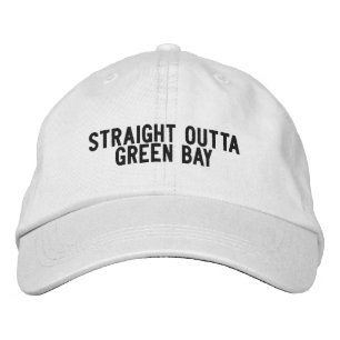 Brodée Casquette Wisconsin de Stright Outta Green Bay