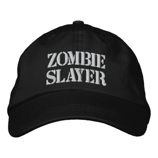 Brodée Casquette Zombie Slayer (Devant)