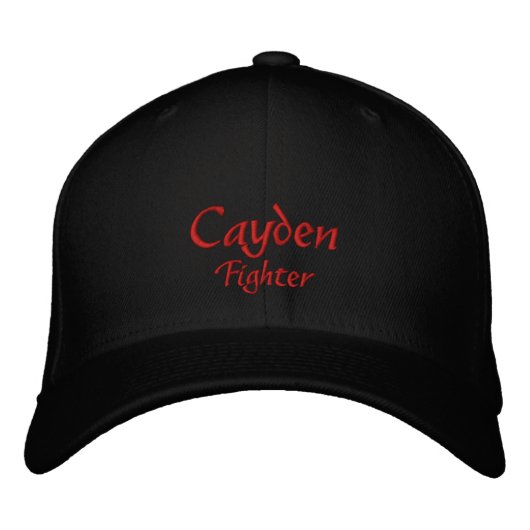 Brodée Cayden Nom Casquette / Casquette (Devant)