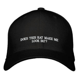 BRODÉE CE CASQUETTE ME FAIT-IL L'AIR GRAVE ? -CASQUETTE