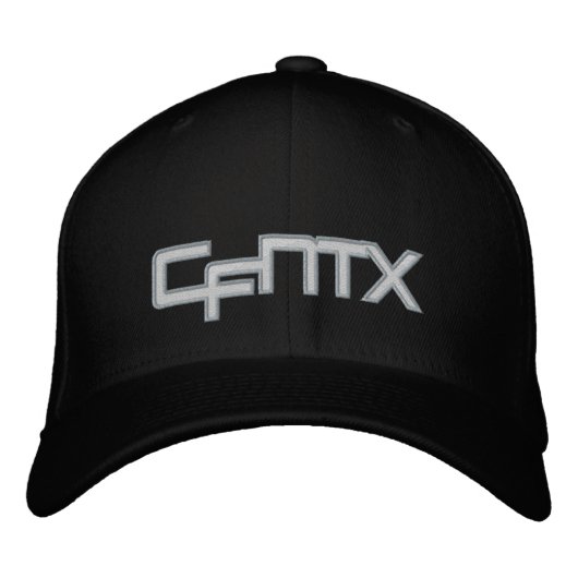 Brodée CFNTX - Casquette noir (Devant)