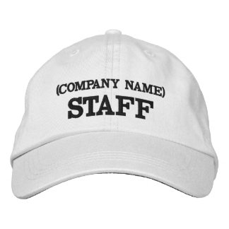 Brodée Chapeau de personnel | Casquette de personnel brod