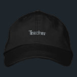 Brodée Chapeau Personnalisé Professeur Texte Casquette Él<br><div class="desc">Montrez votre passion pour l'éducation avec notre Casquette en Coton Brodé Texte Enseignant. Parfait pour les éducateurs qui veulent allier confort et style,  ce chapeau est un excellent ajout à votre garde-robe.</div>