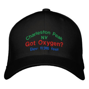 Brodée Charleston Peak A De L'Oxygène ? Casquette brodé