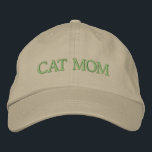 Brodée Chat Maman Neutre Casquette brodé<br><div class="desc">Nous ajoutons toujours de nouveaux designs chaque jour !</div>