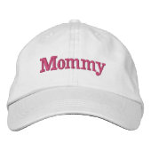 Brodée Chaud rose maman brodé Casquette de baseball (Devant)