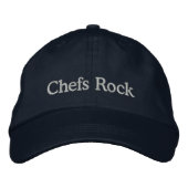 Brodée Chefs Casquette Rock brodé (Devant)