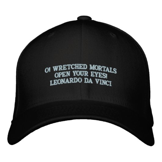 BRODÉE CITE LEONARDO DA VINCI - CASQUETTE DE BASEBALL (Devant)