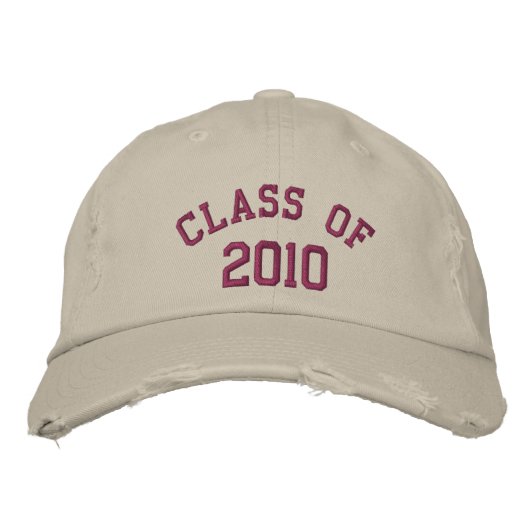 Brodée Classe Plum de Casquette brodé 2010 (Devant)