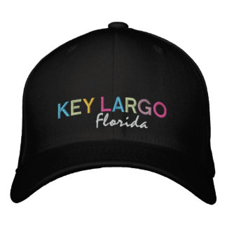 Brodée Clé Largo Florida MultiColor Casquette