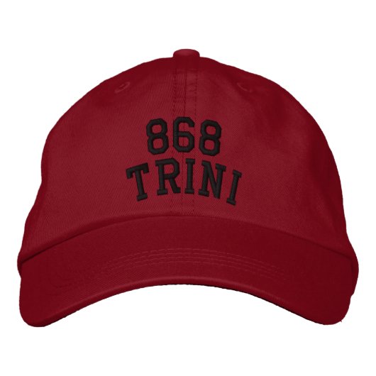 Brodée Code de zone de la Trinité Casquette 868 (Devant)