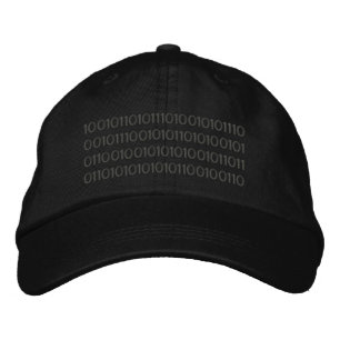 Brodée Codes binaires Casquette brodé