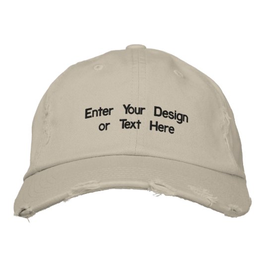 Brodée Concevez votre Casquette brodé (Devant)
