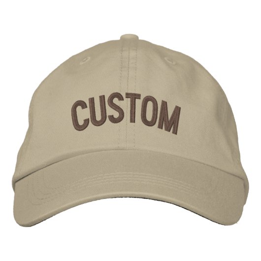 Brodée Concevez votre propre Casquette brodé (Devant)