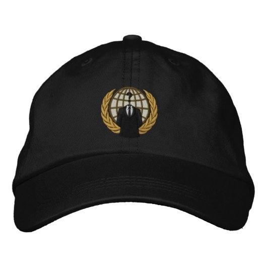 Brodée Cool Anonymous Logo Casquette brodé (Devant)