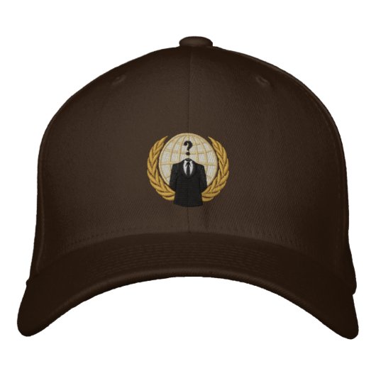 Brodée Cool Anonymous Logo Casquette brodé (Devant)