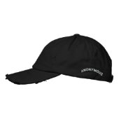 Brodée Cool Anonymous Logo Casquette brodé (Gauche)
