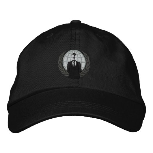 Brodée Cool Anonymous Logo Casquette brodé (Devant)
