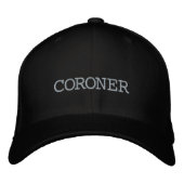 Brodée Coroner Black Casquette (Devant)
