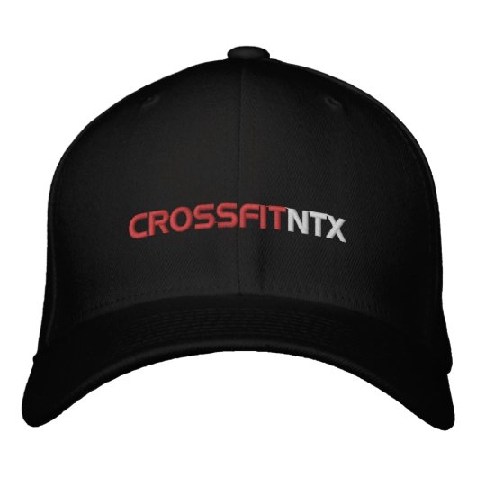 Brodée CrossFitNTX - Casquette noir (Devant)