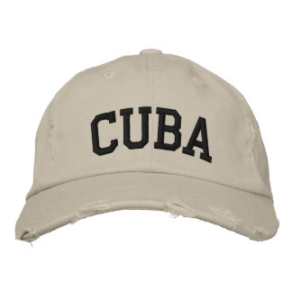 Brodée Cuba Casquette brodé