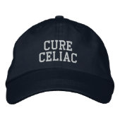 Brodée "Cure Celiac" - Casquette brodé (Devant)