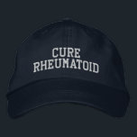 Brodée "Cure Rheumatoid" - Casquette brodé<br><div class="desc">Vous voulez le changer ? Ajoutez simplement votre propre texte !</div>