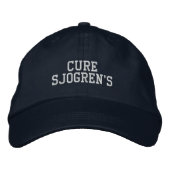 Brodée "Cure Sjogren's" - Casquette brodé (Devant)