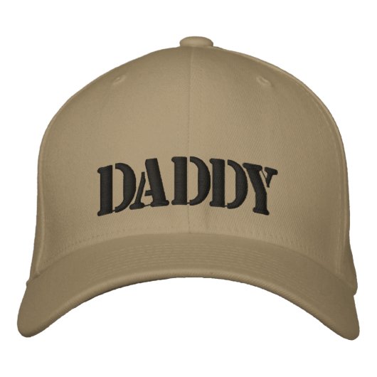 Brodée DADDY brodé casquette de pointe (Devant)