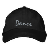 Brodée Danse Casquette brodé, Thème de la danseuse (Devant)