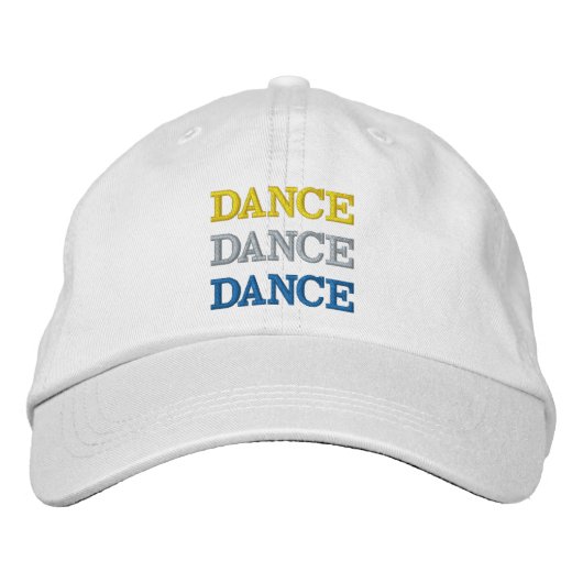 Brodée DANSE, DANSE, casquette DANSE (Devant)
