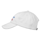 Brodée Dieu bénisse les Etats-Unis Casquette brodé (Gauche)